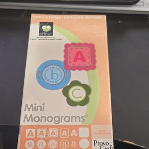 Mini Monograms Font Cartridge